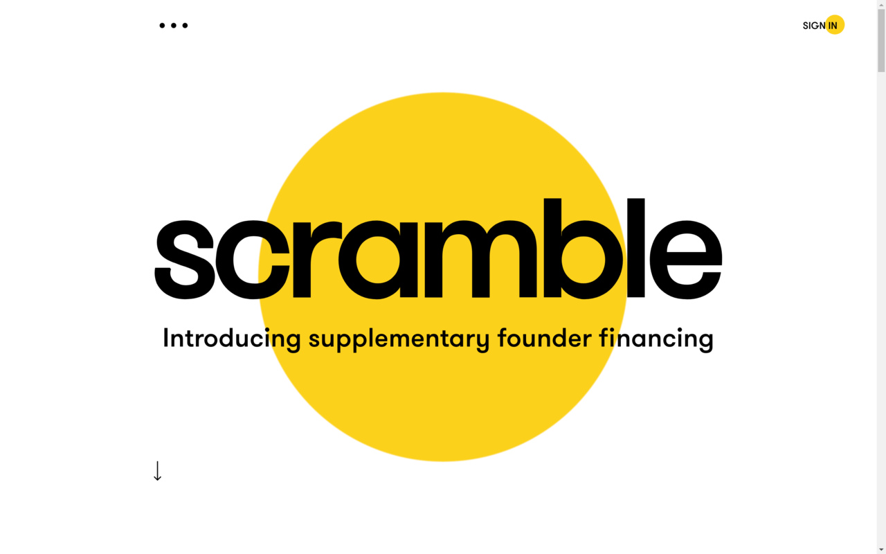 scramble - Сайт scrambleup.com - Slide 1